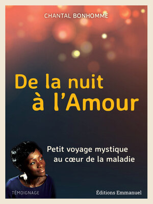 cover image of De la nuit à l'amour